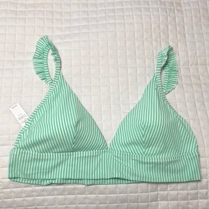 NWT Aerie seersucker bikini top XXL